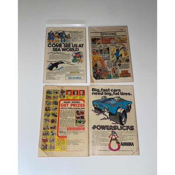 4 ORIGINAL AQUAMAN DC COMICS - Picture 6 of 8